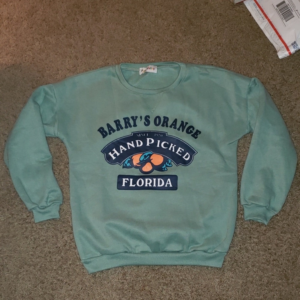 Vintage Barry's oranges Florida sweatshirt